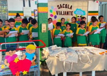 Projeto Sacola Viajante incentiva a leitura e fortalece os vínculos entre escola e família