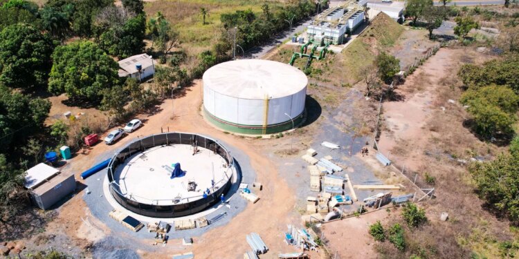 Reservatórios chegam a 82% de execução e vão reforçar abastecimento de água em Várzea Grande