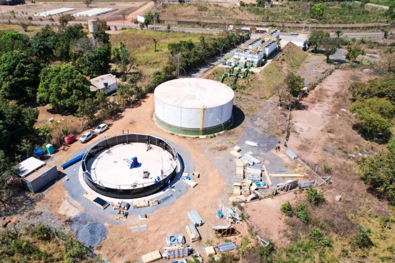 Reservatórios chegam a 82% de execução e vão reforçar abastecimento de água em Várzea Grande