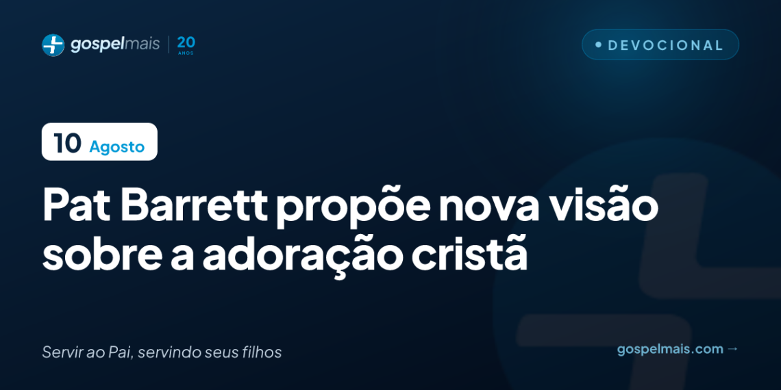 Pat Barrett propõe nova visão sobre a adoração cristã