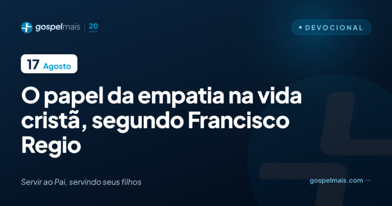O papel da empatia na vida cristã, segundo Francisco Regio