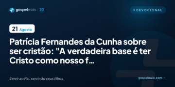 “A verdadeira base é ter Cristo como nosso fundamento”, diz terapeuta