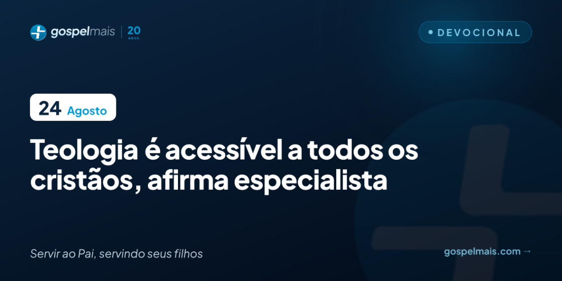 Teologia é acessível a todos os cristãos, afirma especialista