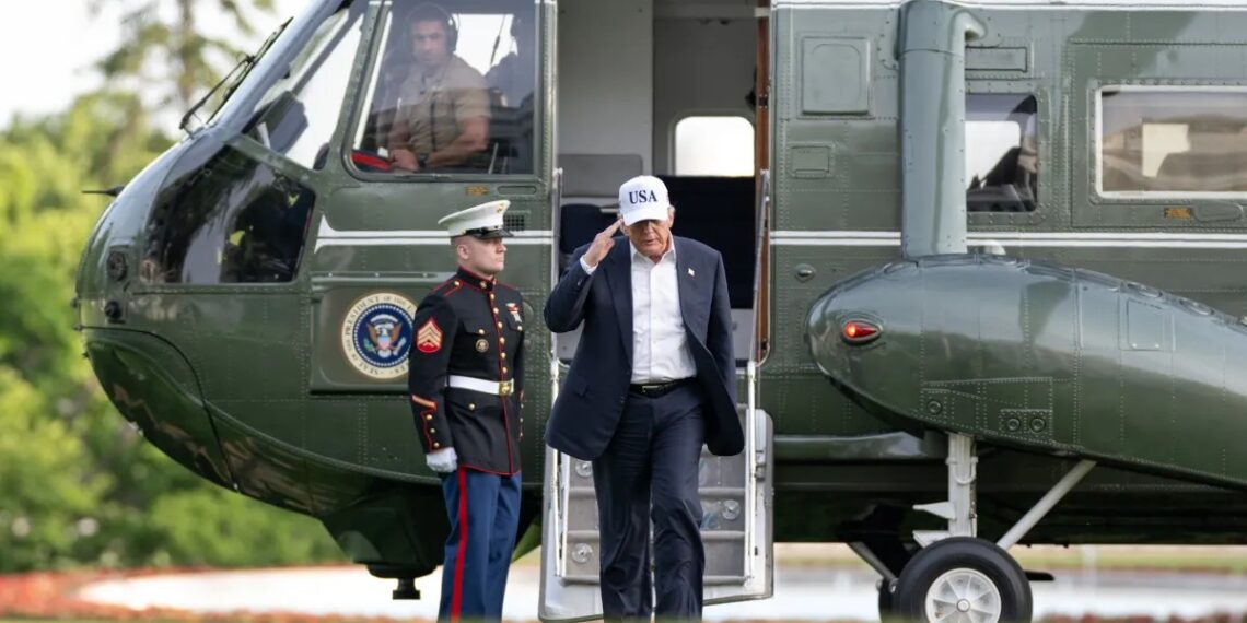 EUA notificam Brasil sobre risco com helicóptero de Trump