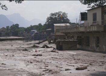 É #FAKE vídeo que mostra avalanche de lama atingindo homens no Nepal; cena foi criada com inteligência artificial