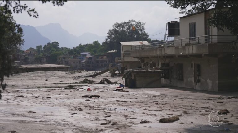 É #FAKE vídeo que mostra avalanche de lama atingindo homens no Nepal; cena foi criada com inteligência artificial