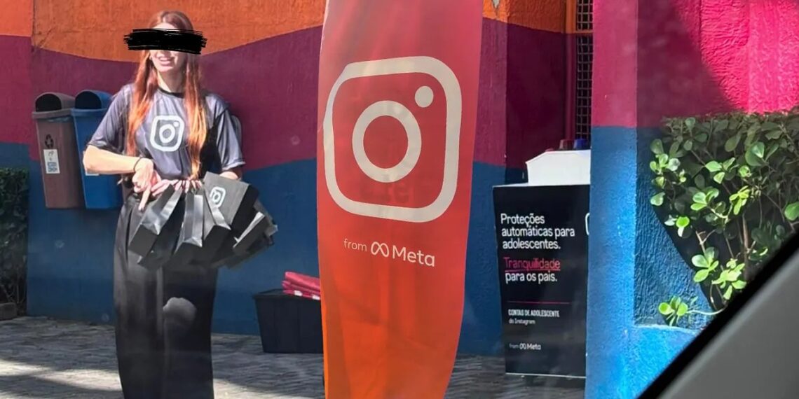Meta é denunciada após fazer ação publicitária sobre Instagram em frente a escolas
