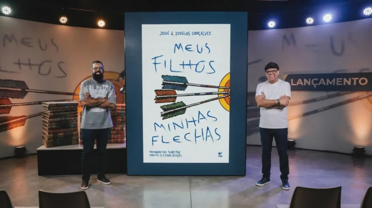 Douglas Gonçalves e o pai lançam livro sobre criação de filhos