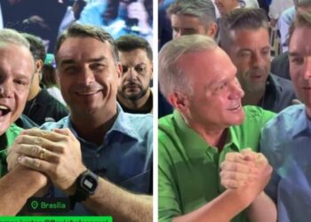 Fagundes fica fora de agenda oficial da campanha de Flávio Bolsonaro em Cuiabá