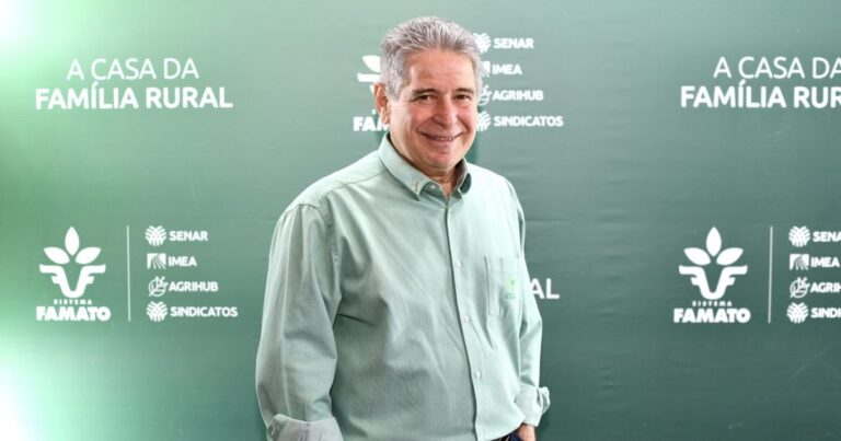 Vilmondes Tomain é reeleito presidente da Famato para o quadriênio 2027–2030