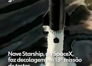 SpaceX anuncia novo voo de teste da Starship, nave criada para futuras missões à Lua e Marte