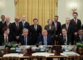 Trump faz encontro com CEOs de IA na Casa Branca; veja FOTOS