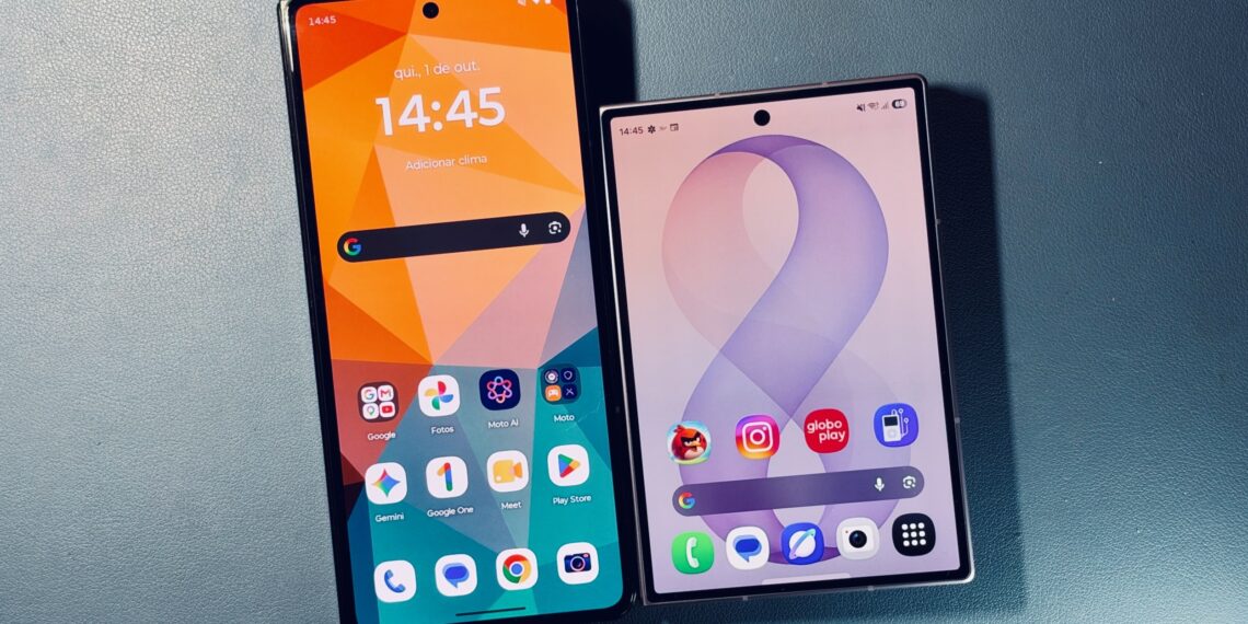 Veja o que só os celulares dobráveis conseguem fazer; g1 testou Moto Razr Fold e Galaxy Z Fold8