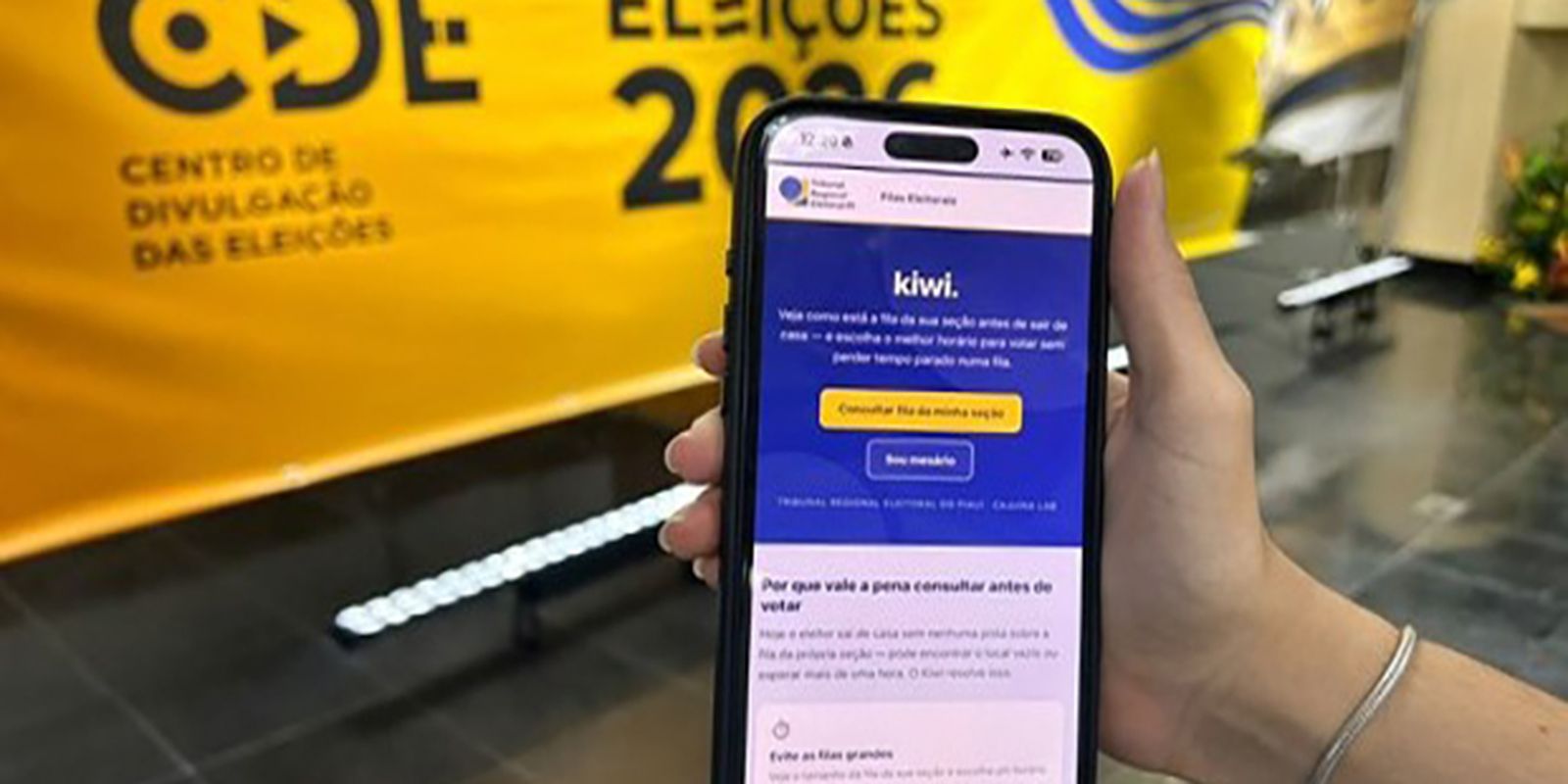 Sistema de filas nas seções eleitorais estará disponível no Piauí
