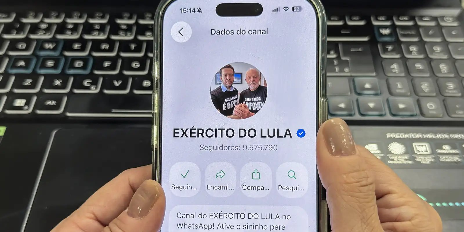 Ministro proíbe que “Exército do Lula” seja suspenso por decisão única